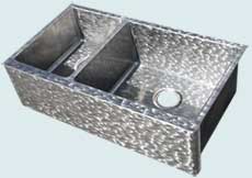 Custom Stainless Steel Farmhouse Sinks # 4541