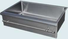 Stainless Steel Towel Bar sinks # 4815