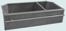 Custom Zinc Special Shape Sinks # 4791