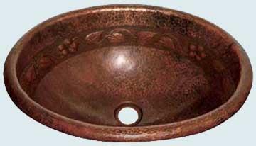  Copper Bath Sinks # 2862