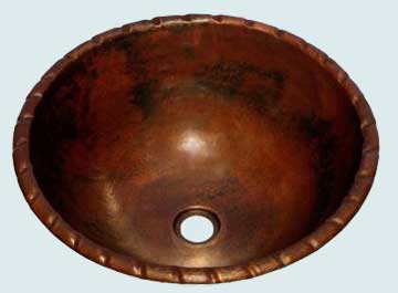  Copper Bar Sink # 1993