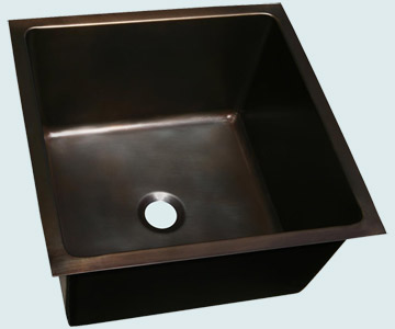 Custom Bronze and  Brass Bar Sinks Bronze Large Bar Sink