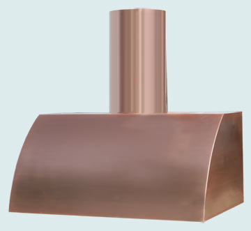 Custom Copper Range Hood #3119 