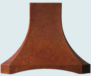 Custom Copper Range Hood #3196 