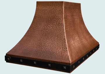 Copper Custom Range Hood # 4336