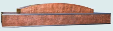 Custom Copper Range Hood #4819 