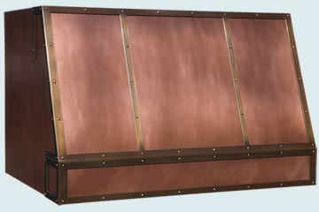 Handcrafted-Copper-Hoods-Modular Brass Strap Panel