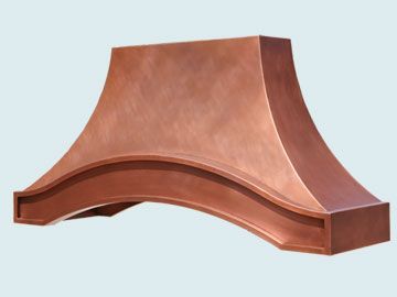 Custom Copper Range Hood #5371 