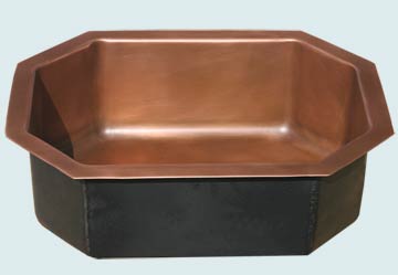 Custom Copper Bar Sinks #3546 | Handcrafted Metal Inc