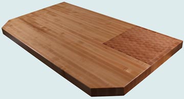 Wood Countertops - Hard Maple Wood Countertops- Edge Grain Hard Maple wood Countertops - Hard Maple # 4132