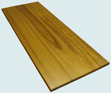 Wood Countertops - Iroko Wood Countertops- Face Grain Iroko wood Countertops - Face grain Iroko # 4081