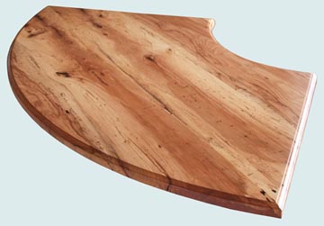 Wood Countertops - Spalted Pecan Wood Countertops- Face Grain Spalted Pecan wood Countertops - Face grain Spalted Pecan # 4092