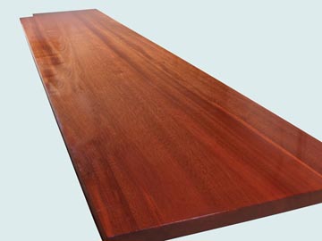 Wood Countertops - Sipo Mahogany Wood Countertops- Face Grain Sipo Mahogany wood Countertops - Face grain Sipo Mahogany # 4069