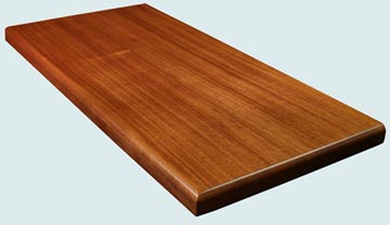 Wood Countertops - Sipo Mahogany Wood Countertops- Face Grain Sipo Mahogany wood Countertops - Sipo Mahogany # 4137