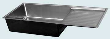 Stainless Steel Drainboard Sinks # 3735