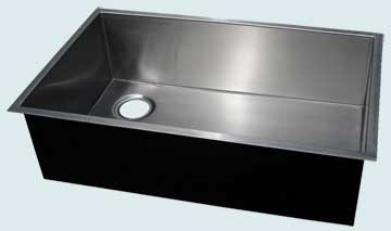 Custom Stainless Steel Kitchen Sinks # 3741