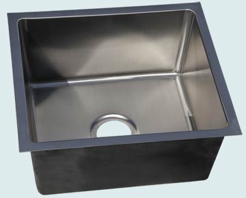 Stainless Steel  Bar & Prep Sinks Stainless Micrograin