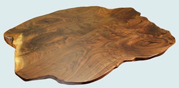 Wood Countertops - TX Walnut Wood Countertops- Face Grain TX Walnut wood Countertops - Texas Walnut # 4103