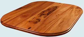 Wood Countertops - Tigerwood Wood Countertops- Face Grain Tigerwood wood Countertops - Face grain Tigerwood # 4158