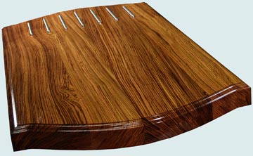 Wood Countertops - Zebrawood Wood Countertops- Face Grain Zebrawood wood Countertops - Face grain Zebrawood # 4154