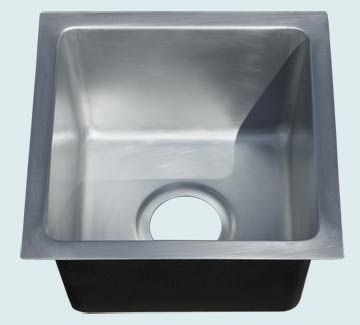 Custom Zinc Bar Sinks Smooth Zinc