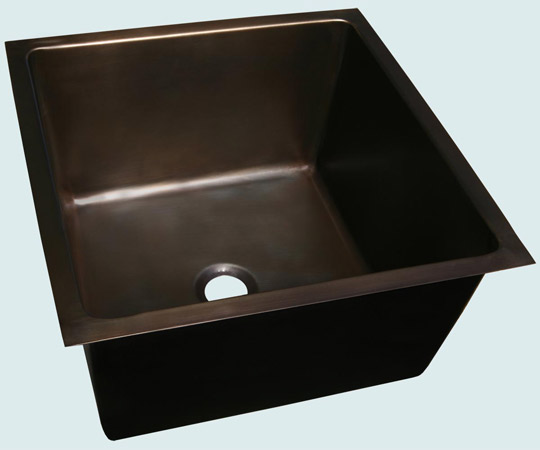 Handcrafted-Bronze-Kitchen Sinks-Bronze Large Bar Sink