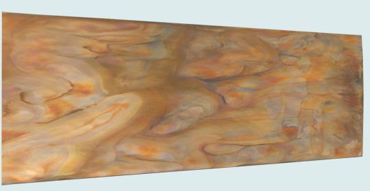 Handcrafted-Copper-Backsplashes-Gold Swirl Old World Copper