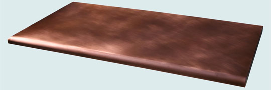 Custom Copper Countertops #3942 
