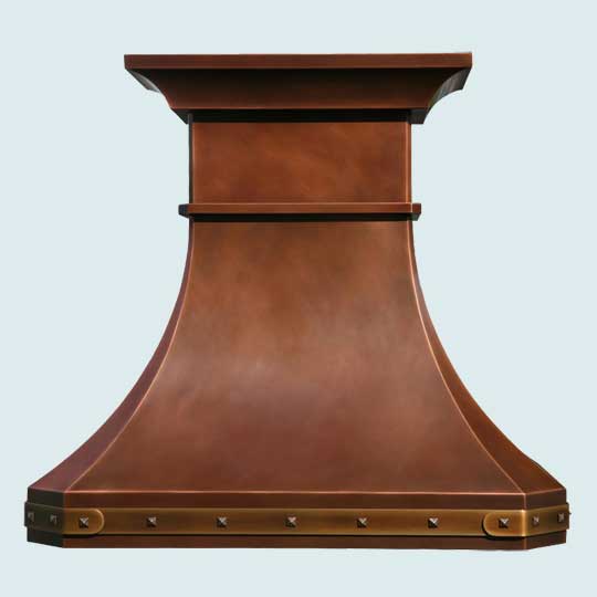 Copper  Range Hood  # 2773