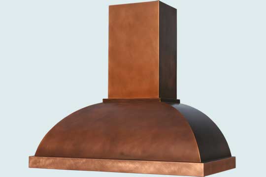 Copper  Range Hood  # 3164