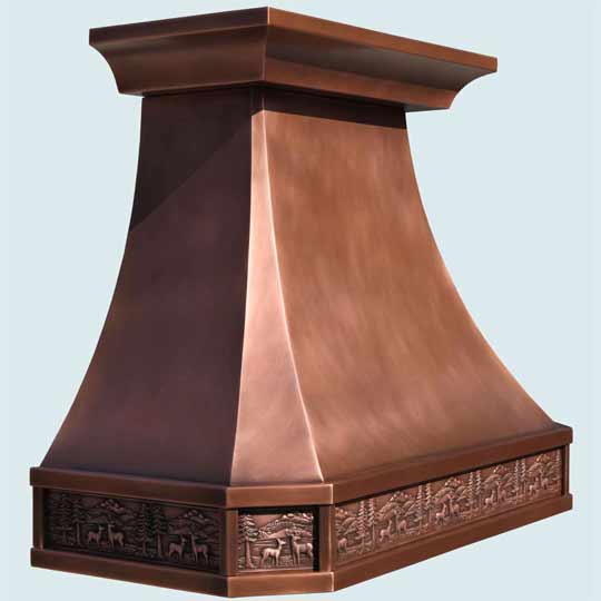 Copper  Range Hood  # 4210