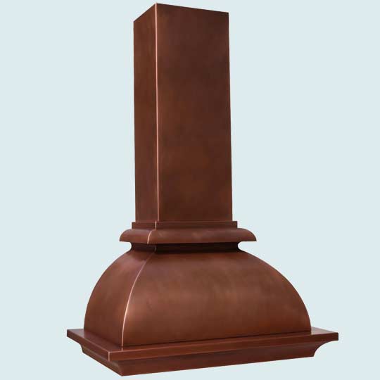 Copper  Range Hood  # 4234