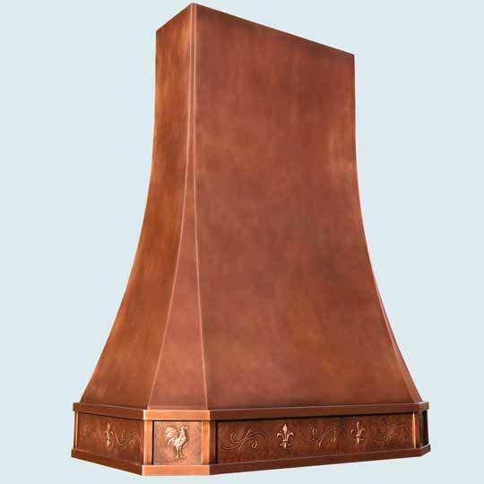 Copper  Range Hood  # 4433