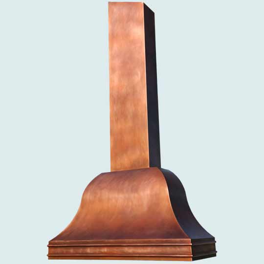 Copper  Range Hood  # 4665