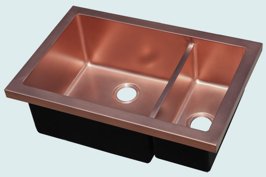 Custom Copper Kitchen Sinks #5077 