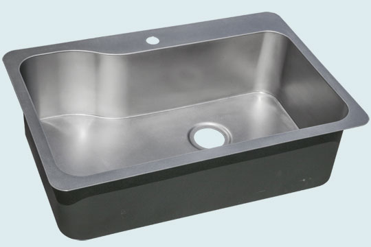 Handcrafted-Stainless-Kitchen Sinks-Custom Retrofit Sink