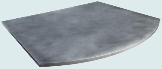Custom Zinc Countertops #2992 