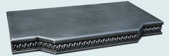 Custom Zinc Countertops #3042 