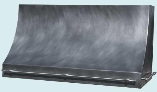 Zinc  Range Hood  # 4629