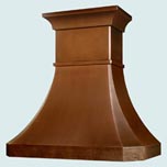 Copper Range Hoods Tall French Country
